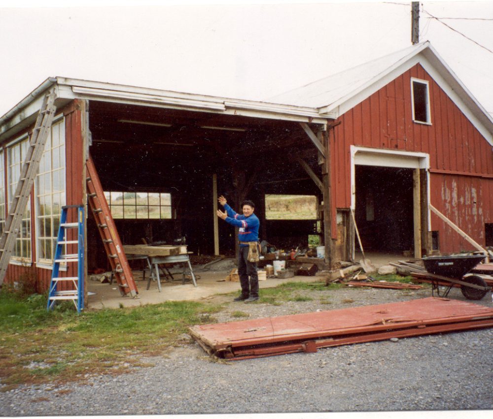 Original Tractor Shop, turned Tasting Room